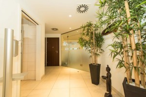 Eingang zum Wellnessbereich - © www.hotel-moser.at